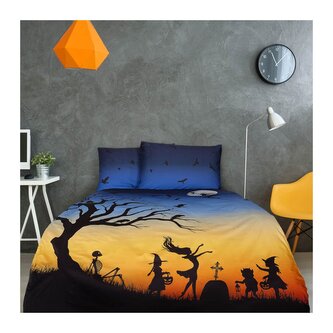 Veba Povlečení satén Geon Slet čarodejnic 140x200, 70x90 cm