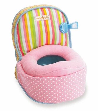 Pluszowa toaleta dla lalek Manhattan Toy