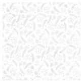 Ubrus - stříbrný vánoční vzor, 100% polyester, 80 x 80 cm.