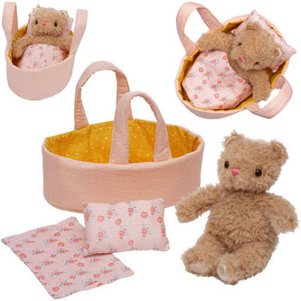 Pluszowy miś w miękkim łóżeczku Moppettes Bea Bear Manhattan Toy