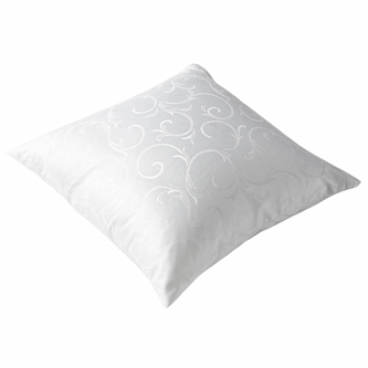 Dadka Povlak na polštář damašek Ornella FNR bílá 50x70 cm
