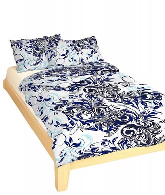 Dadka Povlečení krep Alfons modrý 140x200, 70x90 cm Dadka Povlečení krep Alfons modrý 140x200, 70x90 cm