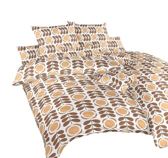 Dadka Povlečení krep Kytka nugát 140x200, 70x90 cm