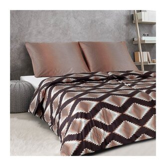 Veba Povlečení satén Geon Čokoláda 140x200, 70x90 cm