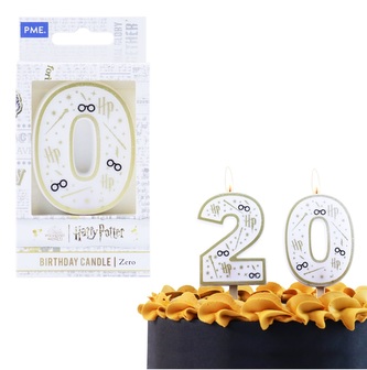 PME Cake Svíčka číslice - 0, Harry Potter