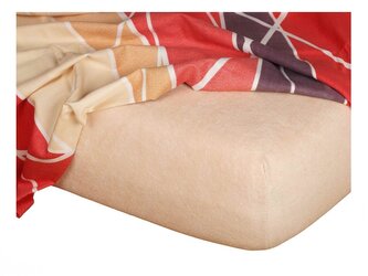 Dadka Froté prostěradlo medová 70x140x10 cm