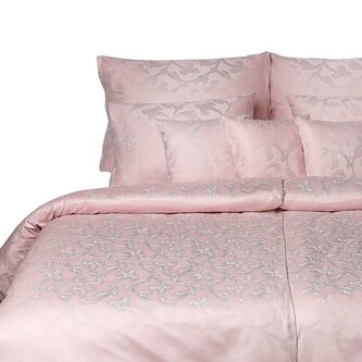Dadka Povlečení damašek Rokoko pudrové 200x200, 2x70x90 cm