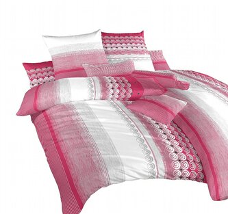 Dadka Povlečení krep Sahara vínová 240x200, 2x70x90 cm