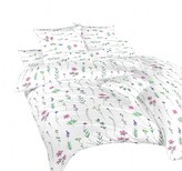 Dadka Povlečení krep Herbal starorůžový 240x200, 2x70x90 cm