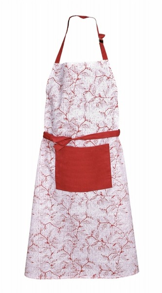 Forbyt Kuchyňská zástěra Leaf červená 70x90 cm