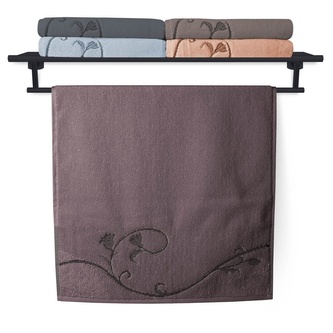 Veba Ručník Terry Floral Dance 036 hnědošedý 50x100 cm