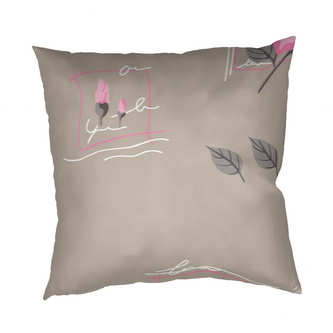 Dadka Povlak na polštář satén Ibišek opál 40x40 cm