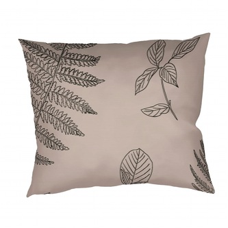 Dadka Povlak na polštář krep Kapradí šedofialové 70x90 cm