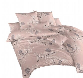 Dadka Povlečení bavlna Jehličí violet 140x200, 70x90 cm Dadka Povlečení bavlna Jehličí violet 140x200, 70x90 cm