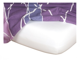 Dadka Jersey prostěradlo bílá 60x120x10 cm