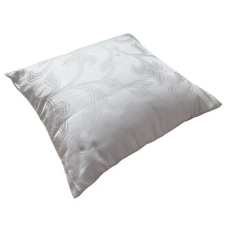 Dadka Povlak na polštář damašek Rokoko šedé 40x40 cm