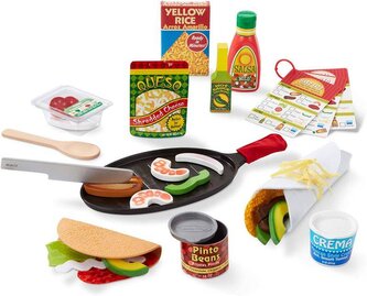 Zestaw do robienia tortilli Fill & Fold Taco & Tortilla 43 el Melissa & Doug