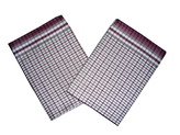 Svitap Utěrka Bambus 50x70 cm Kostka malá bordó 3 ks