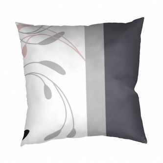 Dadka Povlak na polštář bavlna Slezsko šedopudrové 40x40 cm