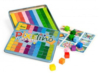 Gra układanka magnetyczna 100 el. Pixelino Erzi