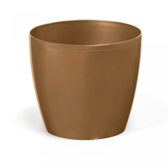 Plastový květináč Magnolia 155 mm, zlatý