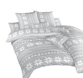 Dadka Povlečení krep Sobi šedí 240x200, 2x 70x90 cm