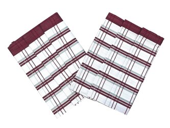 Svitap Utěrka Extra savá 50x70 cm Tradiční káro bordó 3 ks