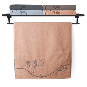 Veba Osuška Terry Floral Dance 036 starorůžová 70x140 cm