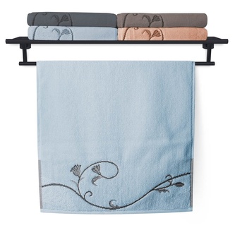 Veba Ručník Terry Floral Dance 036 šedý 50x100 cm