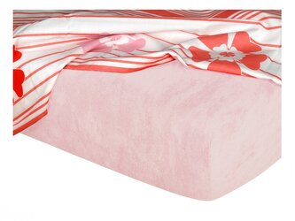 Dadka Froté prostěradlo pudrové 180x220x20 cm Dadka Froté prostěradlo pudrové 180x220x20 cm