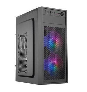 EUROCASE skříň ML N6-530B, Midi Tower, 1xUSB-C, 2xUSB 3.0, 2x audio, bez zdroje EUROCASE skříň ML N6-530B, Midi Tower, 1xUSB-C, 2xUSB 3.0, 2x audio, bez zdroje