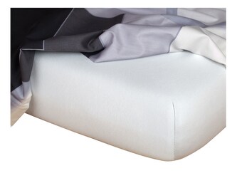 Dadka Jersey prostěradlo stříbrná 80x140x10 cm