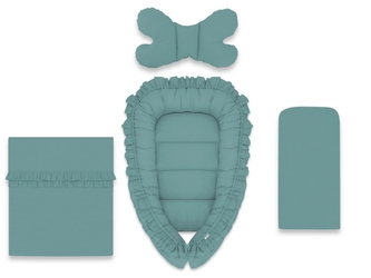 4-dílná sada oboustranné hnízdečko 55 x 75 cm, ROYAL - tm. mátová