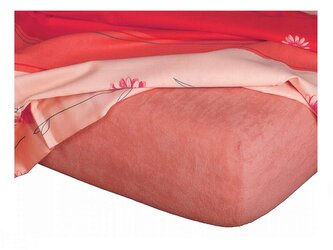 Dadka Froté prostěradlo losos 120x220x20 cm