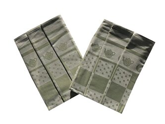 Svitap Utěrka Extra savá 50x70 cm Konvička/puntík olivová 3 ks