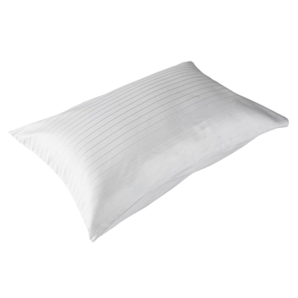 Dadka Povlak na polštář atlas grádl Polycotton bílý pruh 50x70 cm