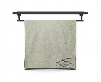 Veba Ručník Nora elipsy 50x100 cm světle zelený