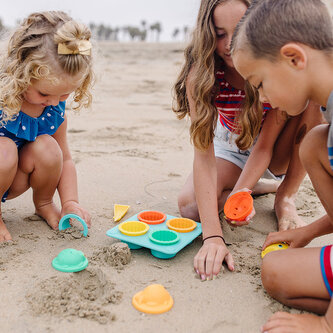 Foremki do piasku, wody zabawa na plaży babeczki Melissa and Doug