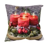 Forbyt Vánoční povlak Čtyři červené svíčky CYC30656 40x40 cm