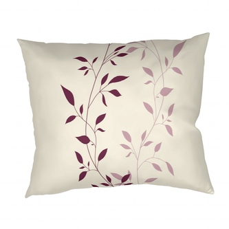 Dadka Povlak na polštář krep Mandevila bordó na banánovém 70x90 cm