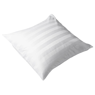 Dadka Povlak na polštář atlas grádl bílý proužek 2 cm 40x40 cm