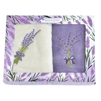 Praktik Dárková sada ručníků Levandule 50x100 cm 2 ks