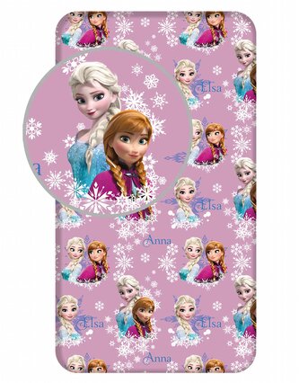 Jerry Fabrics Prostěradlo Frozen Duo Sisters 02 90x200x25 cm