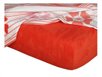 Dadka Froté prostěradlo terakota 60x120x10 cm