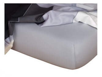 Dadka Jersey prostěradlo šedá 60x120x10 cm