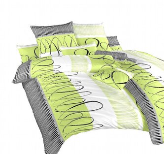 Dadka Povlečení krep Evelína kiwi 140x200, 70x90 cm Dadka Povlečení krep Evelína kiwi 140x200, 70x90 cm