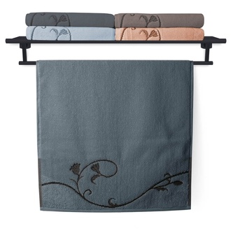 Veba Ručník Terry Floral Dance 036 modrošedý 50x100 cm