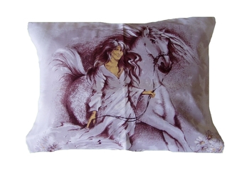 Dadka Plněný polštářek Jezdkyně 45x60 cm