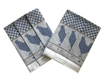 Svitap Utěrka Extra savá 50x70 cm Slepičky modré 3 ks