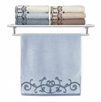 Veba Osuška Terry Barocco II. šedá 70x140 cm